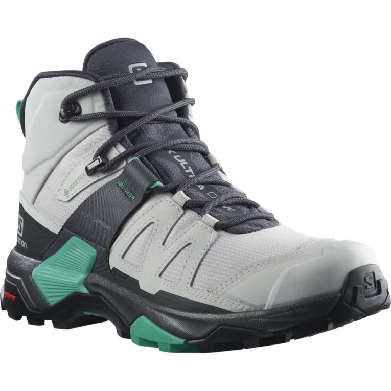 Botas Montaña Salomon X Ultra 4 Mid GTX Mujer Grises Claro Negros | MX BQWX193